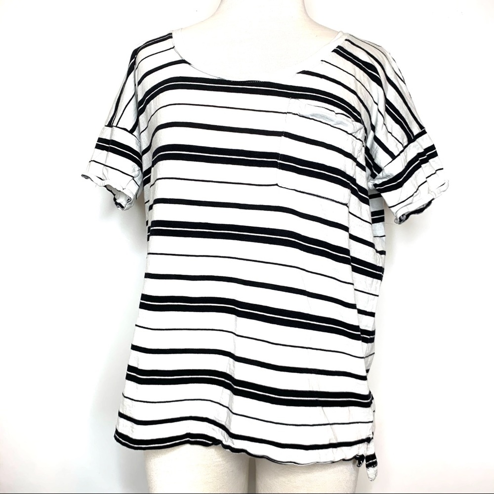 Old Navy Boyfriend Striped T-Shirt Size S/P